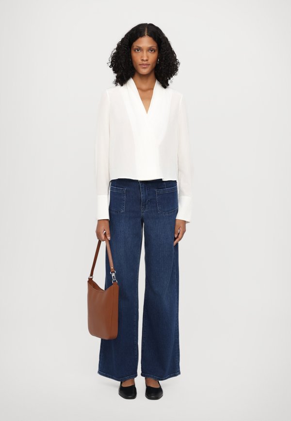 SHAWL COLLAR BLOUSE - Blouse - crea3