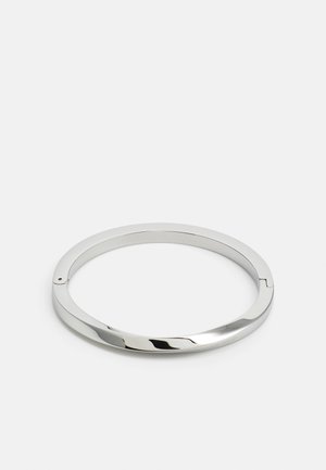 Calvin Klein POLISHED HINGED BANGLE BRACELET - Armbånd - silver-coloured