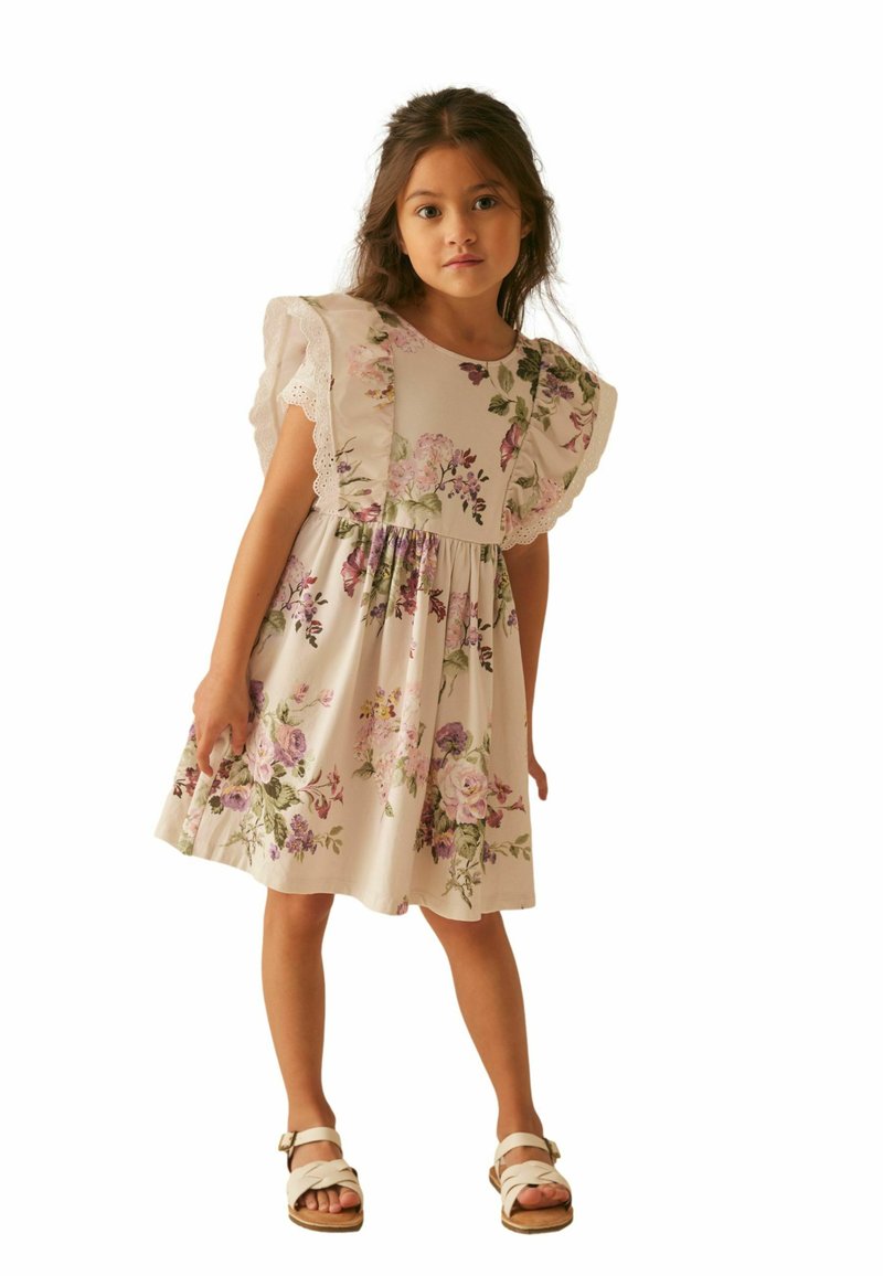 Laura Ashley REGULAR FIT - ROSEMORE FRILL - Denné šaty - cream