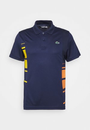 TENNIS - Sports T-shirt - bleu marine/jaune/orange/blanc
