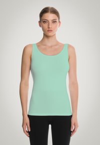 Wolford JAMAIKA SINGLET - Linne - icy mint