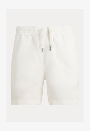 Polo Ralph Lauren, 6-INCH LATEEF CLASSIC FIT LINEN SHORT - Rövidnadrágok - ceramic white