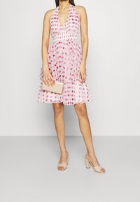 Lace & Beads Cocktail dress / Party dress - nude