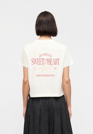 Vero Moda VMSOPHIE - T-shirt imprimé - snow white