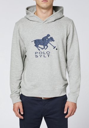 Kapuzenpullover - mottled grey