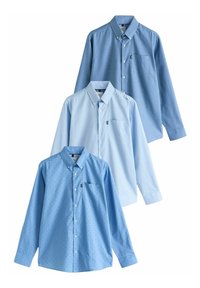 REGULAR FIT - EASY IRON OXFORD 3 PACK  - Krekls - blue textures light blue geometric print