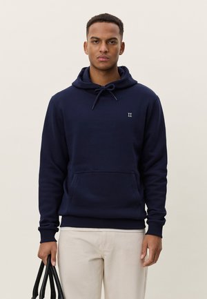 Les Deux CORE CONTRAST HOODIE - Φούτερ με κουκούλα - dark navy