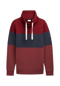 Niet geselecteerd, burgundy dark red melange