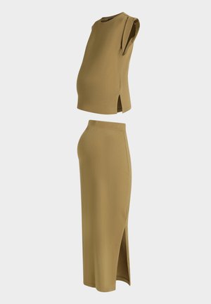 Anna Field MAMA, SET  - Jupe crayon - gothic olive