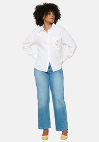 Button-down blouse - optical white
