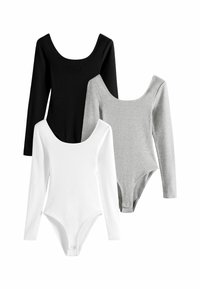 LONG SLEEVE 3 PACK.  - Body / Bodystocking - grey/black/white
