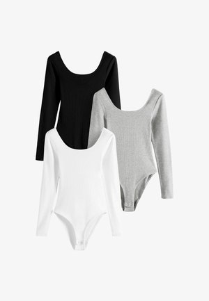 LONG SLEEVE 3 PACK. - Body - grey/black/white