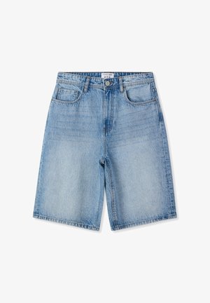 Terranova, BAGGY FIT - Shorts di jeans - blu denim medio