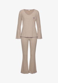 s.Oliver SET - Nachtwäsche Set - nougat meliert/braun - Zalando.de