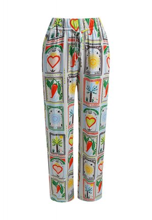 Smith&Soul, SMITH&SOUL GEMUSTERTE HOSE MIT ELASTIKBUND UND TUNNELZUGBAND - Trousers - chili print