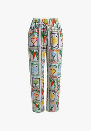 Smith&Soul, SMITH&SOUL GEMUSTERTE HOSE MIT ELASTIKBUND UND TUNNELZUGBAND - Stoffhose - chili print