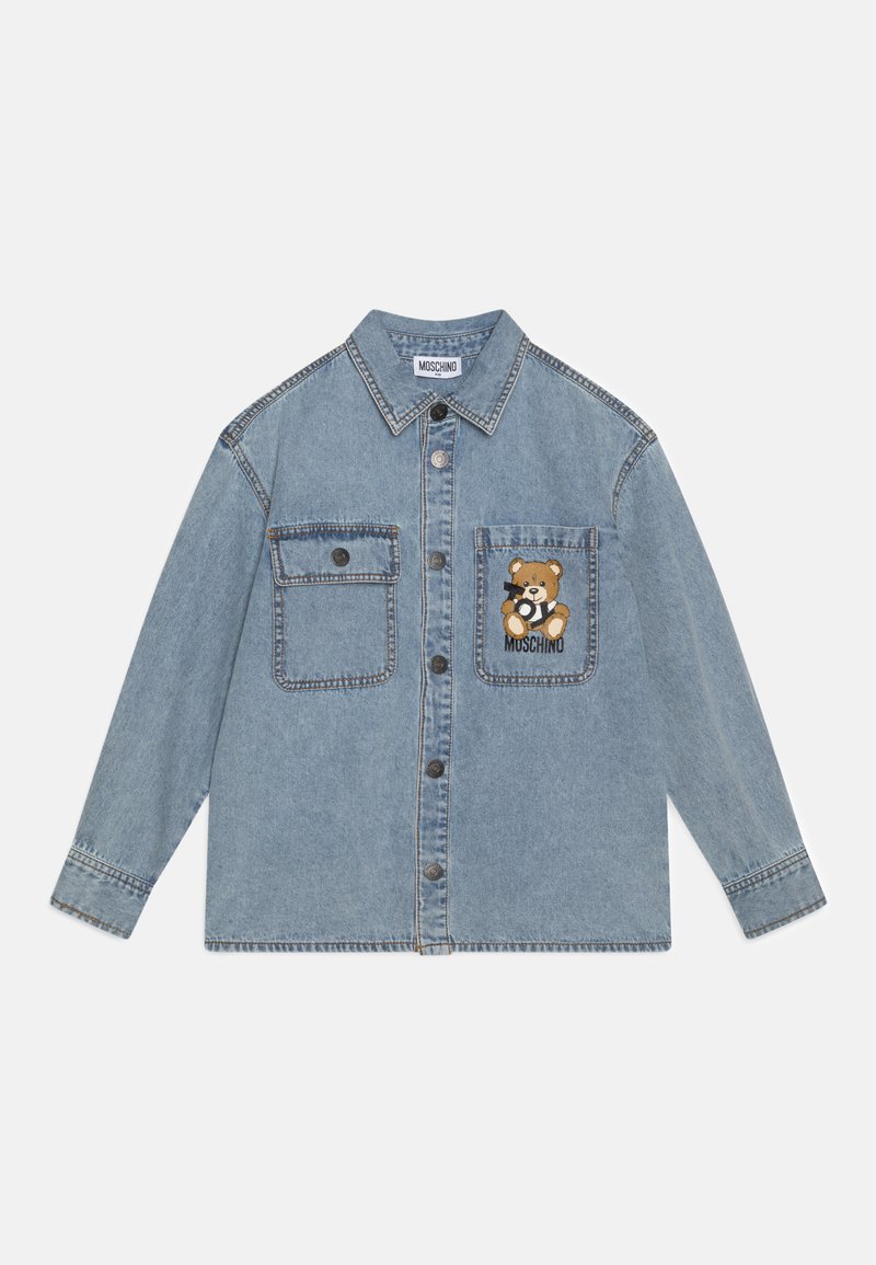 MOSCHINO - UNISEX - Blúzka so zapínaním na gombíky - faded denim, Zväčšiť