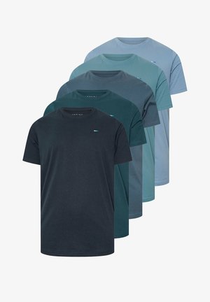 BadRhino, MEN'S TALL T-SHIRTS 5 PACK - T-shirts basic - multi