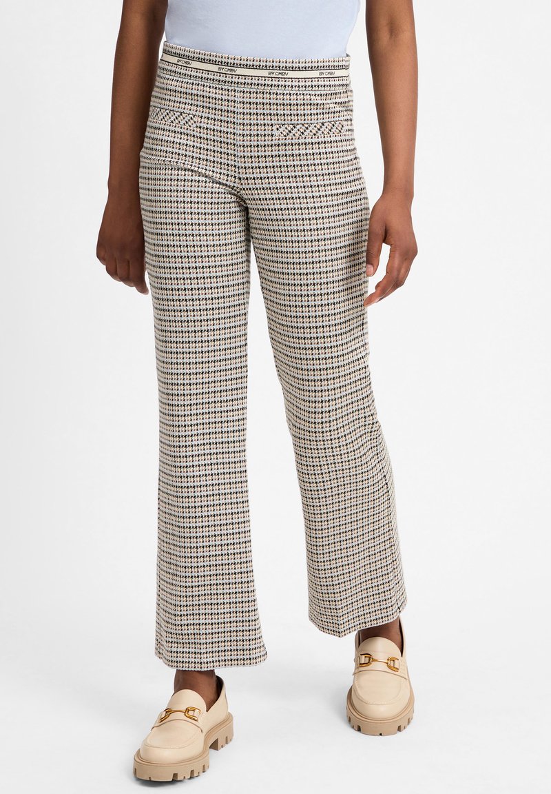 Cambio FAITH - Broek - beige schwarz