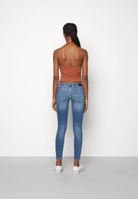 ONLY ONLCORAL SKINNY ZIP ANKLE - Jeans Skinny Fit - medium blue denim