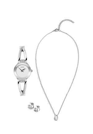 COCKTAIL WATCH GIFT SET - Uhr - silver coloured white