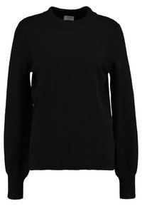 VILA Strickpullover - black
