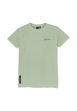 BACK WAVE - T-shirt con stampa - fade mint