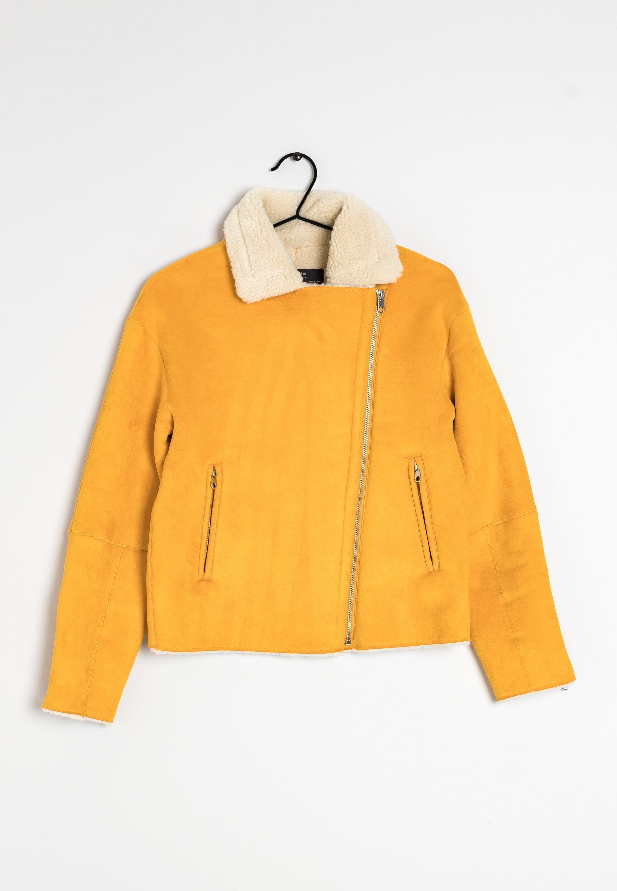Zara Winter jacket yellow/mustard yellow (Pre-owned) Zalando