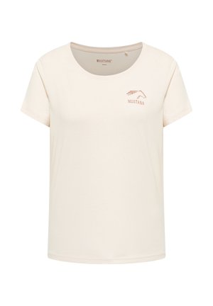 Mustang T-Shirt print - weiß