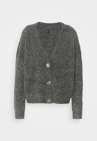 ONLY - ONYZOEY CARDIGAN - Kardiganas - dark grey melange Miniatiūros vaizdas 1