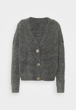 ONYZOEY CARDIGAN - Cardigan - dark grey melange