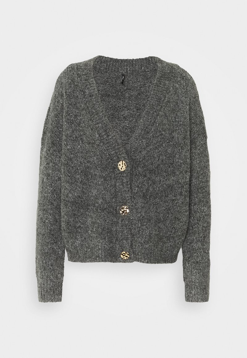 ONLY ONYZOEY CARDIGAN - Cardigan - dark grey melange
