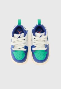 Jordan JORDAN 1 LOW - Sneaker low - sail/deep royal blue/stadium green/neutral grey