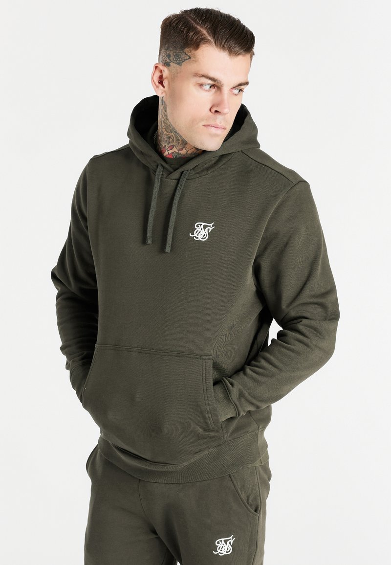 SIKSILK - CORE OVERHEAD HOODIE - Sweatshirt - khaki, Enlarge