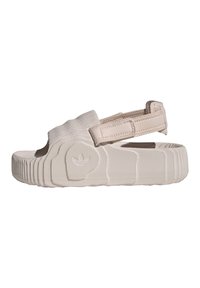 adidas Originals ADILETTE 22 XLG - Sandále na platforme - putty mauve/putty mauve/putty mauve