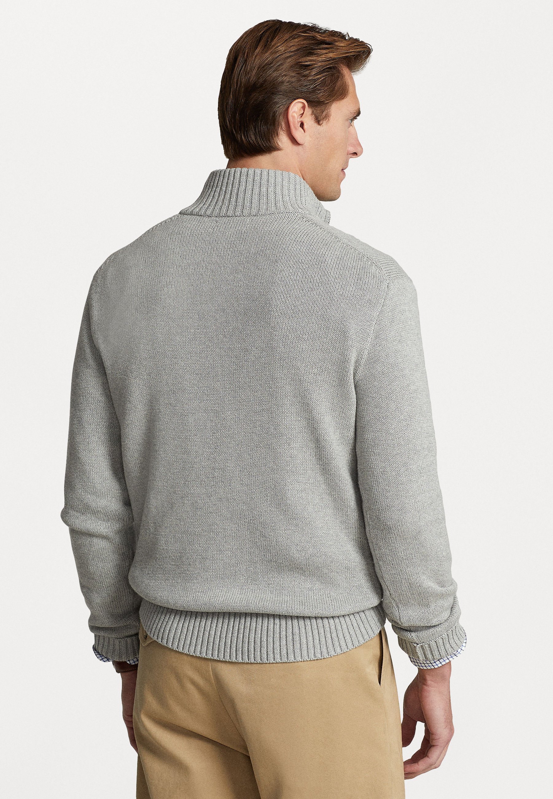 送関込 POLO RALPHLAUREN COTTON QUARTER-ZIP SWEATER Polo Ralph Lauren COTTON QUARTER ZIP SWEATER - Jumper - new