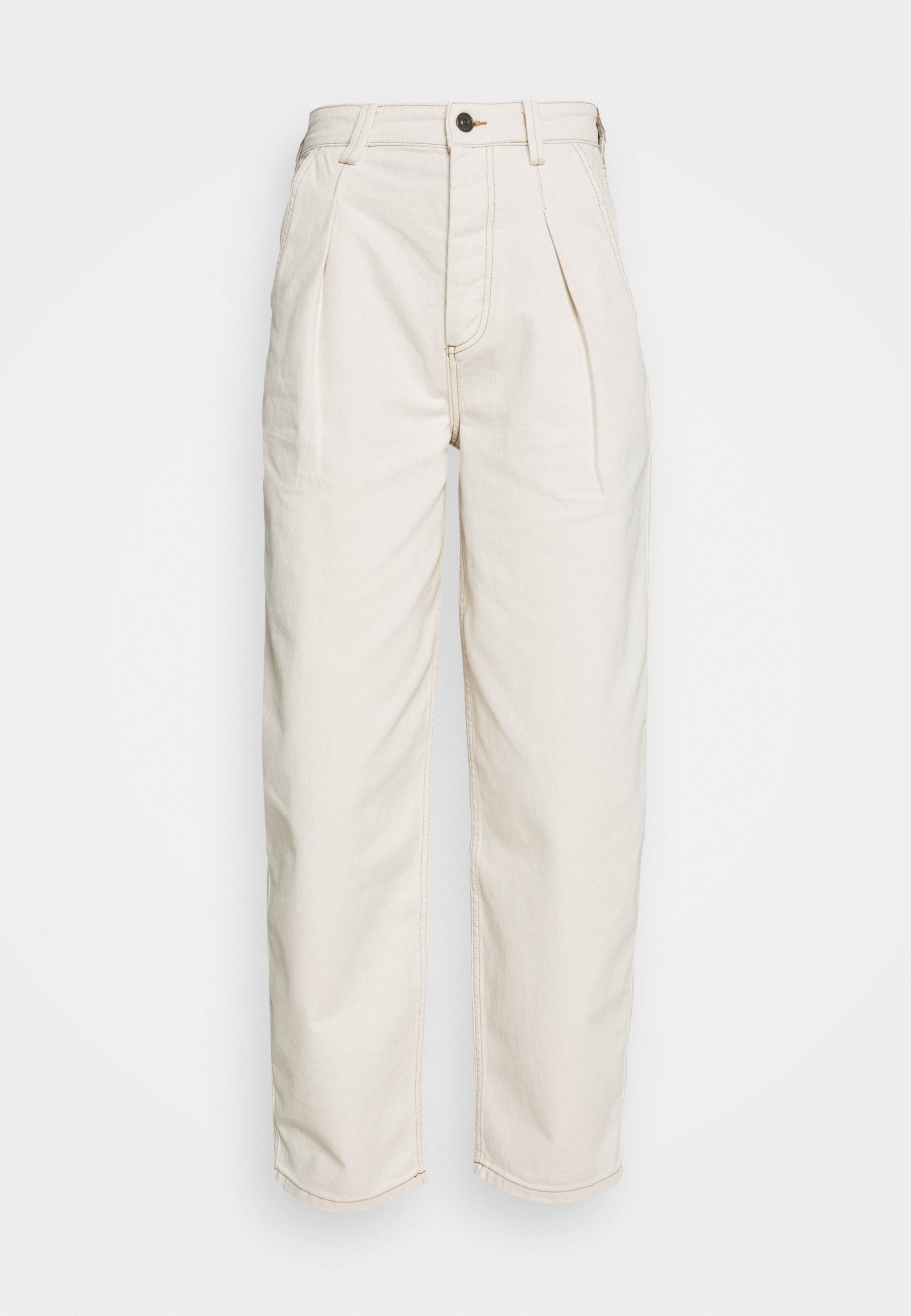 Ecru relaxed fit jeans