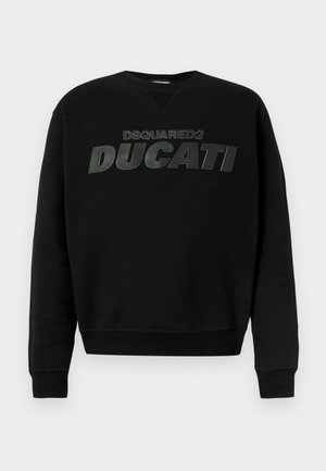 DUCATI COOL FIT CREW NECK - Pusa - black
