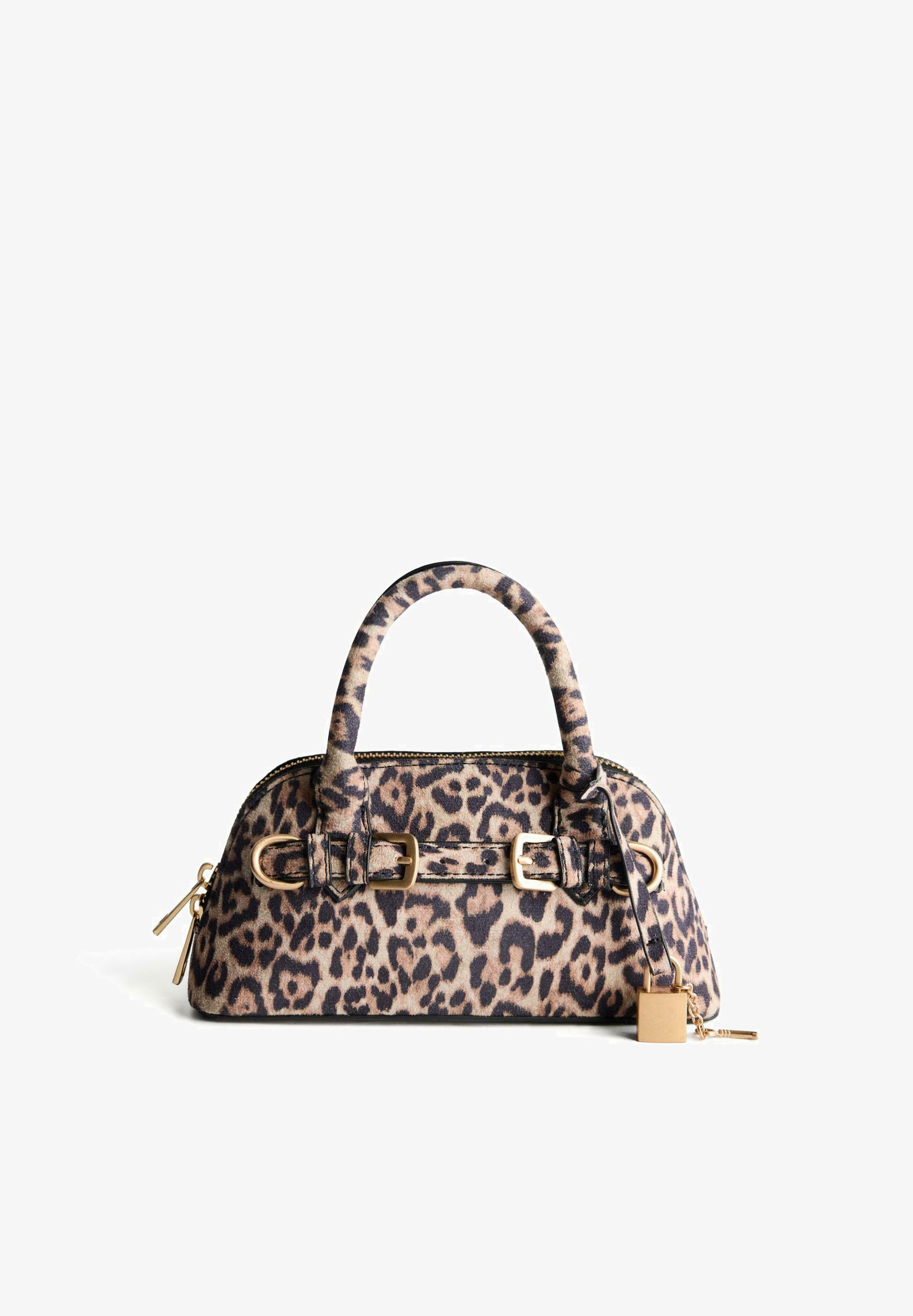 Bershka EFFECT MINI Borsa a mano dark brown/marrone scuro