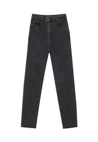 MOM-FIT - Slim fit -farkut - black denim