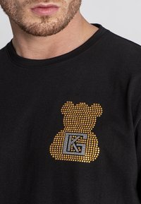 Gianni Kavanagh PRECIOUS BEAR TEE - Tričko s potlačou - black