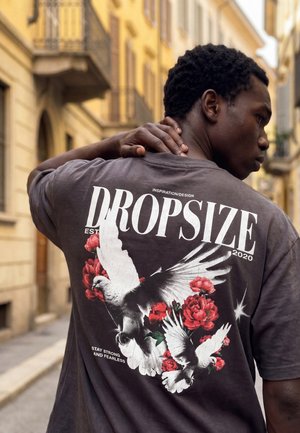 Dropsize, T-shirt imprimé - black