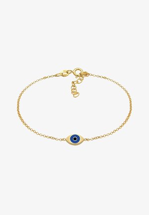 Elli EVIL EYE SYMBOL EMAILLE - Bracelet - gold-coloured