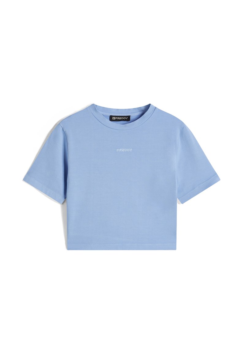 Freddy ALISON TEE - T-shirts - hydrangea direct dyed