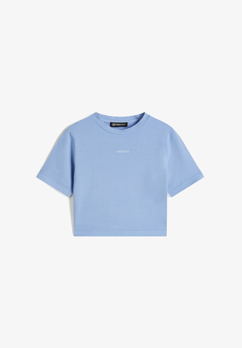 Freddy ALISON TEE - T-shirts - hydrangea direct dyed
