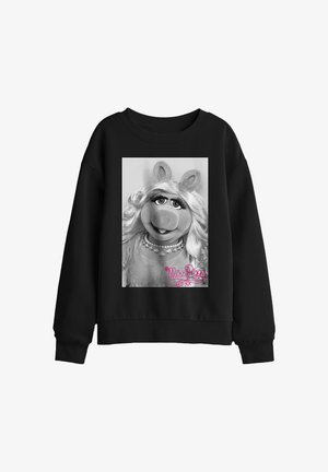 Disney, THE MUPPETS MISS PIGGY SIGNATURE UNISEX - Sweatshirt - black