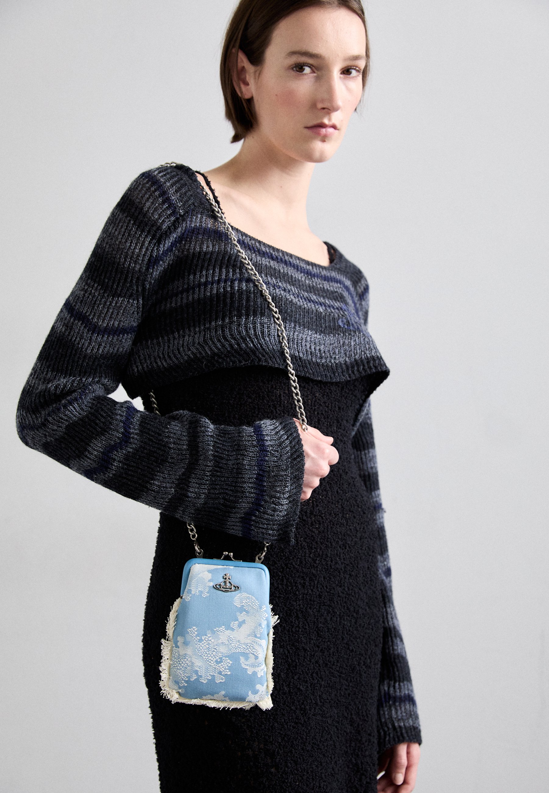 Vivienne Westwood TESSA CHAIN PURSE - Handbag - blue coral