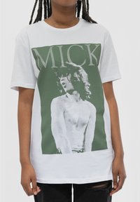 Paradiso Clothing THE ROLLING STONES RETRO MICK JAGGER LIVE - Print T-shirt - white