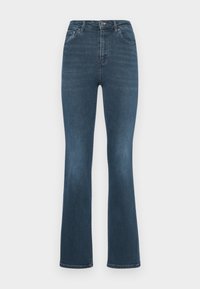 ONLMILA FLARED  - Bootcut jeans - blue black denim