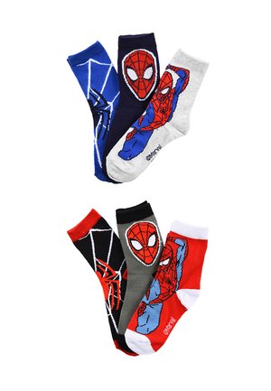 SPIDER-MAN SET OF 6      - Socken - mehrfarbig
